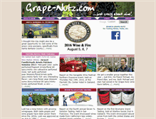 Tablet Screenshot of grape-nutz.com